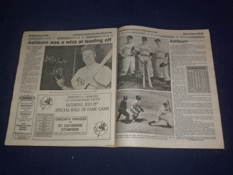 1995 JULY 28 THE DAILY STAR HALL OF FAME 1995 SUPPLEMENT - ONEOTA, NY - ST 6821