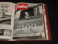 1962 TRAINS MAGAZINES BOUND VOLUME LOT OF 12 ISSUES - COMPLETE YEAR - KD 2133D