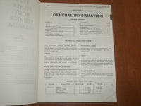 1979 FISHER BODY SERVICE MANUAL - KD 6693