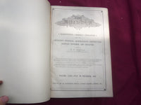1892 JAN-DEC THE BUILDER U. K. MAGAZINE BOUND VOLUMES - 2 VOLS - FOLD OUTS- C 12