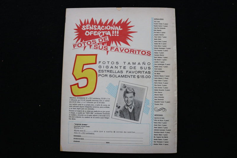 1962 APRIL CINE ALBUM MAGAZINE - AVA GARDNER COVER - E 25344