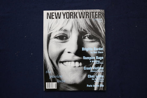 1989 SPRING NEW YORK WRITER MAGAZINE - BRIGITTE BARDOT COVER - E 18922