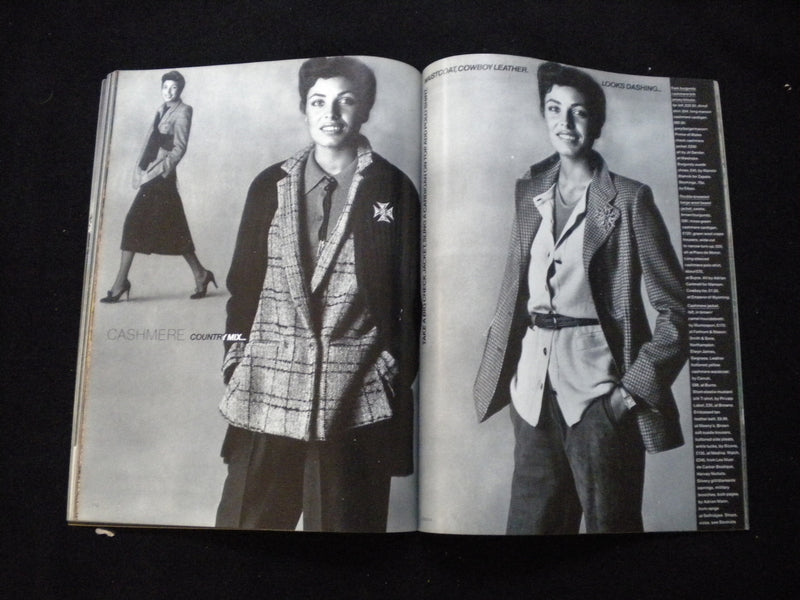 1978 OCTOBER 15 VOGUE MAGAZINE - BRITISH EDITION - KELLY EMBERG COVER - SP 1533D