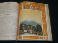 1917 NOVEMBER-1918 OCTOBER TRAVEL MAGAZINE BOUND VOLUME - GREAT COVERS - KD 5968