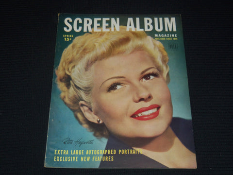 1948 SPRING SCREEN ALBUM MAGAZINE - RITA HAYWORTH COVER - E 14653