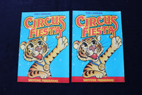 1987-1990 TONY HOPKINS CIRCUS FIESTA PROGRAMS - LOT OF 8 - O 3527