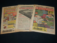 1960 BALTIMORE AMERICAN SUNDAY PICTORIAL SECTIONS LOT OF 3 - COMICS - NP 5339