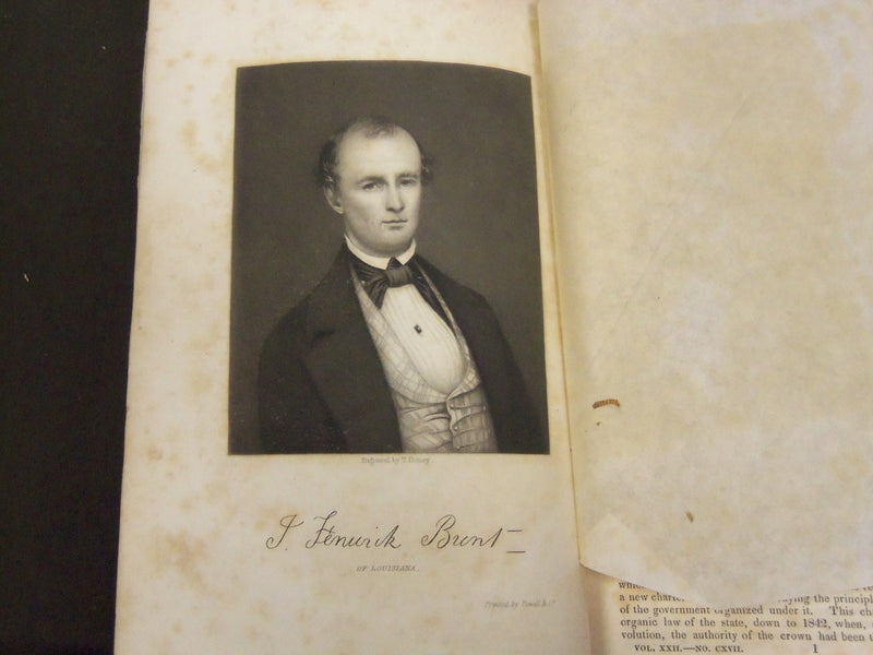 1848 THE DEMOCRATIC REVIEW LOT OF 7 ISSUES - NICE ENGRAVINGS - WR 848