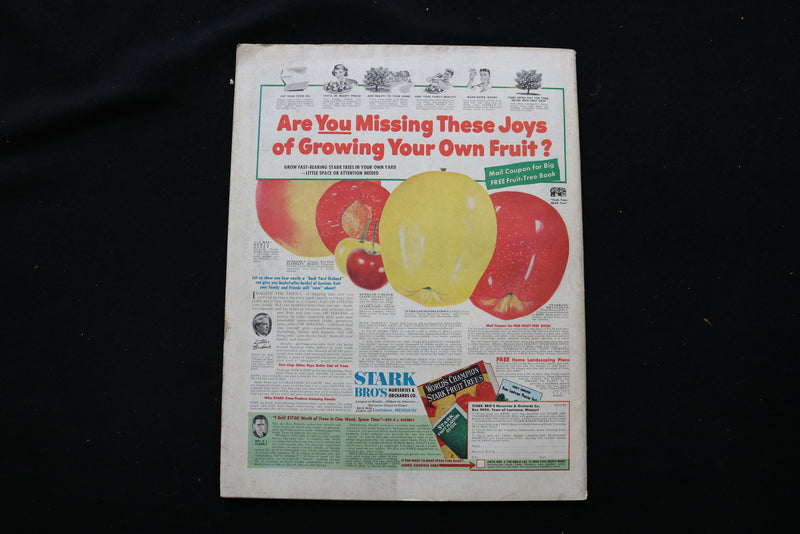 1949 DECEMBER COUNTRY GENTLEMAN MAGAZINE - STAINED GLASS WINDOW COVER - E 10809