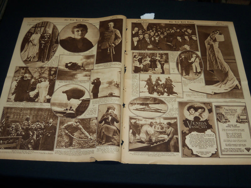 1921 MAY 1 NEW YORK TIMES PICTURE SECTION - ENRICO CARUSO - DEMPSEY - NT 8938