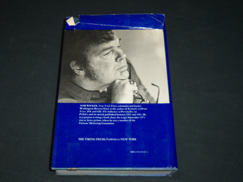 1973 FACING THE LIONS BOOK INSCRIBED BY TOM WICKER - FIRST EDITION - D 505