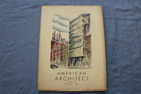 1931 OCTOBER THE AMERICAN ARCHITECT MAGAZINE - PHOTOS, STORIES & ADS - ST 5507N