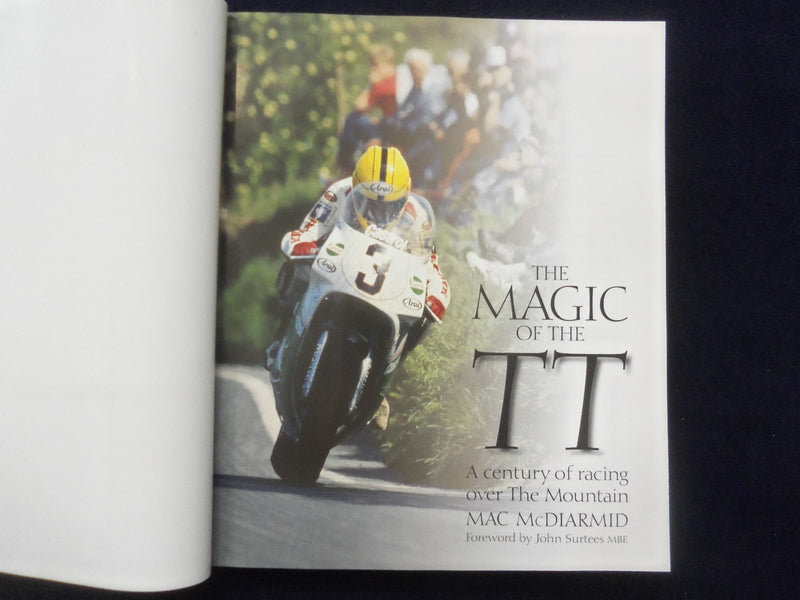 2004 THE MAGIC OF THE TT HARDCOVER BOOK - RACING OVER THE MOUNTAIN - KD 1111A
