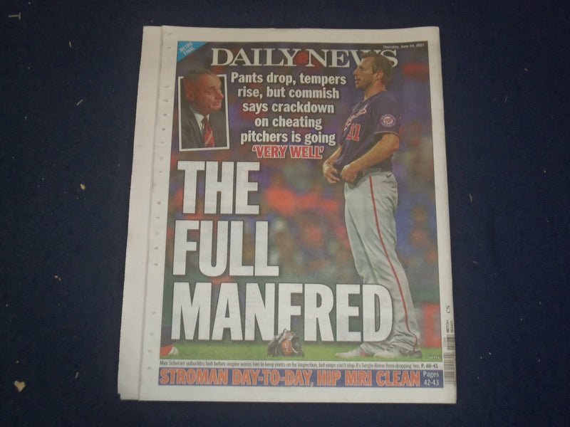 2021 JUNE 24 NEW YORK DAILY NEWS NEWSPAPER - BRITNEY SPEARS: 'I AM ENSLAVED'
