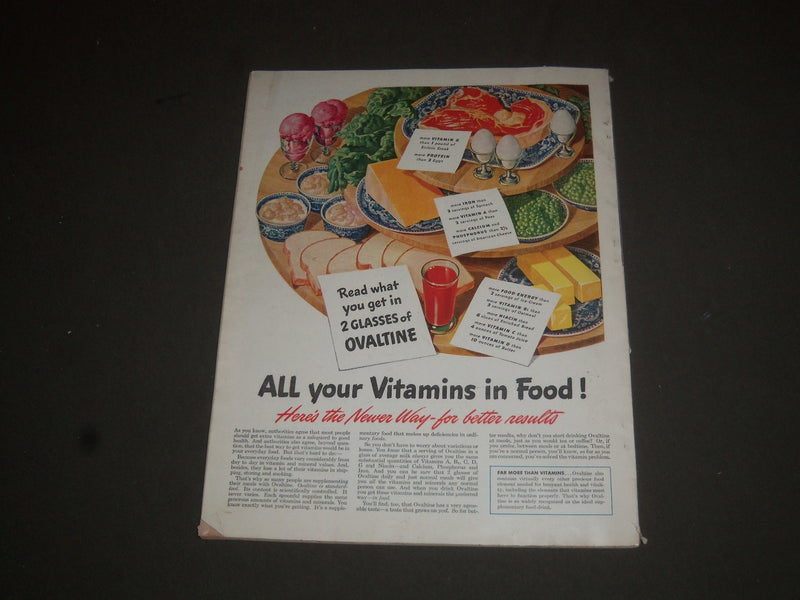 1947 MARCH MCCALL'S MAGAZINE - NICE COVER, STORIES & ADS - SP 6829