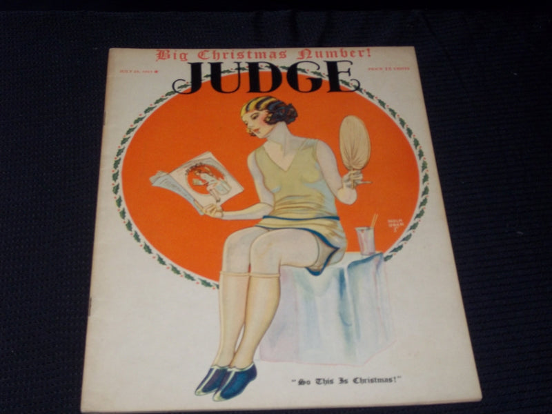 1925 JULY 25 JUDGE MAGAZINE - CHRISTMAS NUMBER FRONT COVER - E 4750