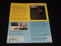 1978/79 #195 GRAPHIS MAGAZINE - BEAUTIFUL FRONT COVER - E 4053