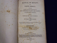 1833 MANUAL OF BOTANY FOR NORTH AMERICA BY AMOS EATON 6TH EDITION - KD 3490L