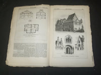 1865 JUNE 3 THE BUILDER ARCHITECT MAGAZINE - ILLUSTRATIONS - ST 415Q