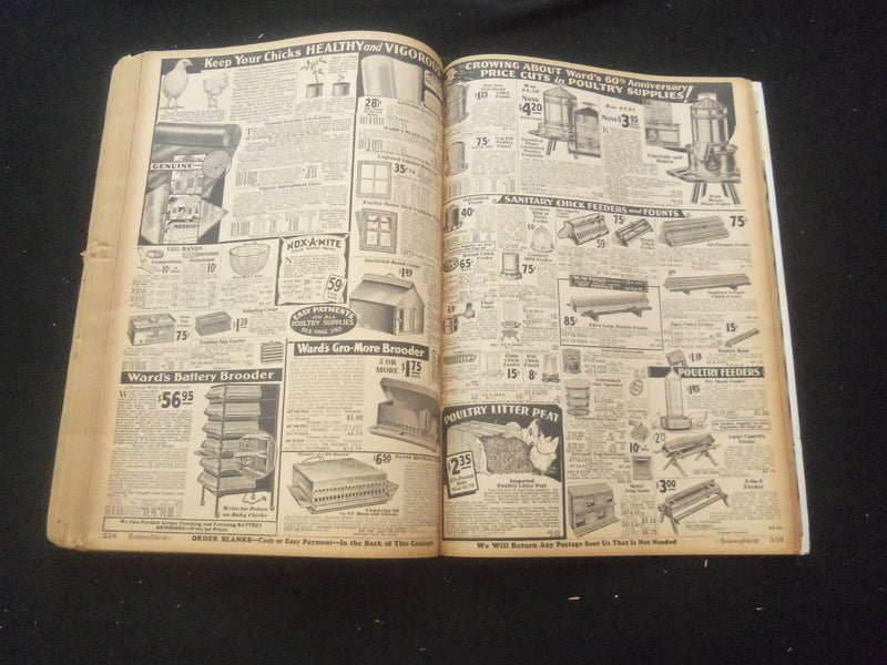 1932 SPRING AND SUMMER MONTGOMERY WARD CATALOG - CHICAGO, ILLINOIS - R 93G