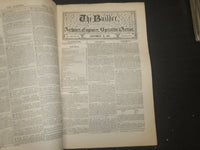 1861 SEPTEMBER THE BUILDER ARCHITECT MAGAZINE - 4 ISSUES ILLUSTRATIONS - ST 416N