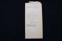 1945 OCTOBER 12 HOLMES V. HUGHES FOOTBALL LINEUP CARD - K 2847