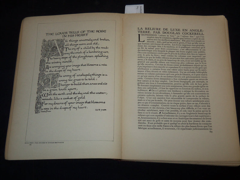 1914 SPRING L'ART DU LIVRE FRENCH BOOK - SPECIAL STUDO ISSUE - KD 5295D