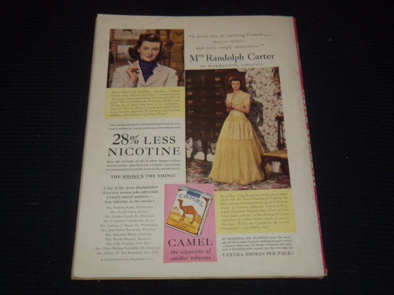 1941 AUGUST SCREEN ROMANCES MAGAZINE - GODDARD, BOYER & HAVILLAND - E 16363