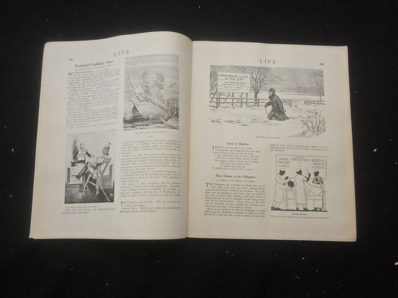 1916 JANUARY 20 LIFE MAGAZINE - JOHNNY'S DREAM - L 762P