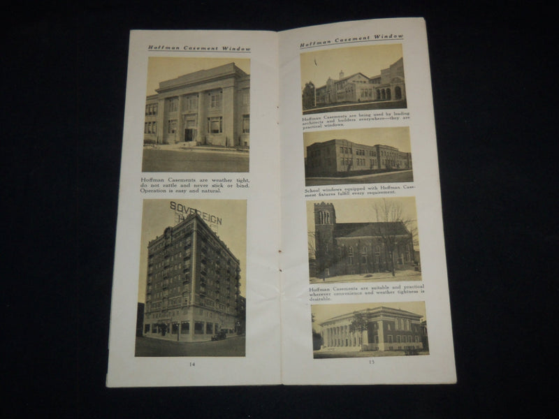 1920'S HOFFMAN CASEMENT WINDOW CATALOG - COMPLETE VENTILATION - J 9152