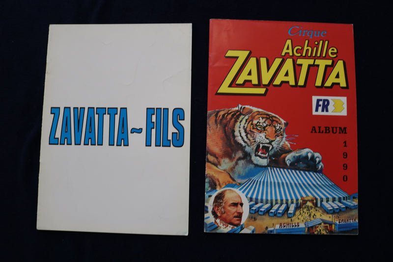 1979-1992 ZAVATTA CIRQUE ACHILLE - CIRCUS PROGRAMS - FRENCH - LOT OF 20 - O 3507