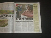 2021 AUGUST 7 NEW YORK DAILY NEWS NEWSPAPER - FRED GOLDMAN: TOO BAD O.J. LIVED
