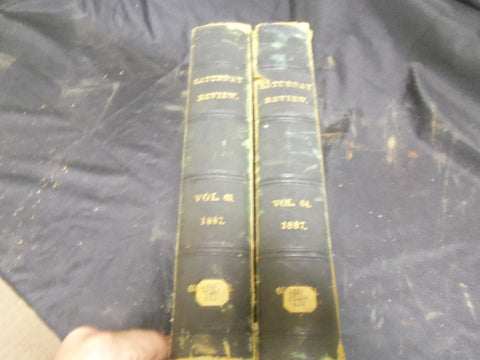 1887 SATURDAY REVIEW 2 BOUND VOLUMES - COMPLETE YR- PUBLISHED IN LONDON - R 1098