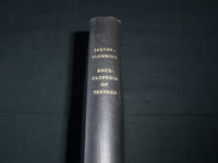 1958 ENCYCLOPEDIA OF TEXTILES BOOK BY RENATE JAQUES & ERNST FLEMMING - D 336