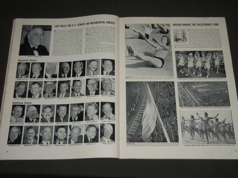 1939 AUGUST 14 LIFE MAGAZINE - BUSIEST BABY COVER - L 143