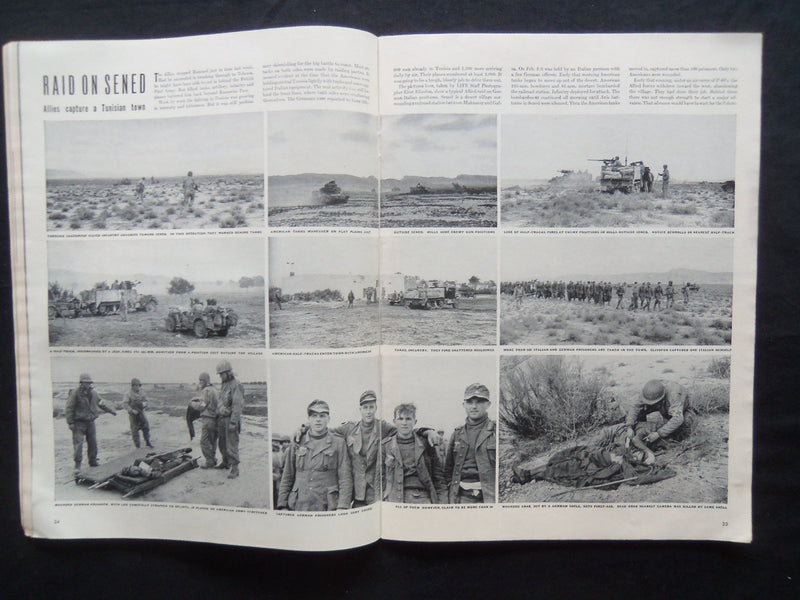 1943 MARCH 8 LIFE MAGAZINE - GENERAL BREHON SOMERVELL - L 329