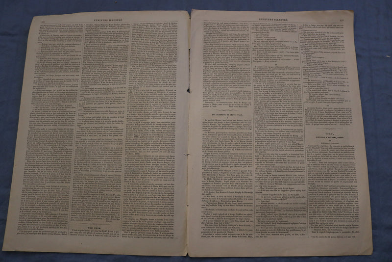 1859 MAR 19 L'UNIVERS ILLUSTRE JOURNAL - GENTILHOMME, VAN EYCK-FRENCH - NP 8556