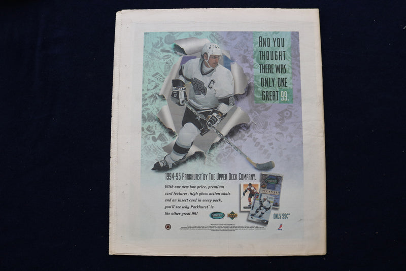 1994 SEPTEMBER 2 THE HOCKEY NEWS NEWSPAPER - WENDEL CLARK COVER - NP 8715