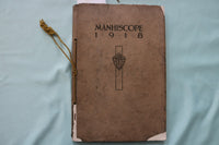 1918 MANHISCOPE - MANUAL TRAINING HIGH SCHOOL - PEORIA - SOFTCOVER BOOK - K 3442