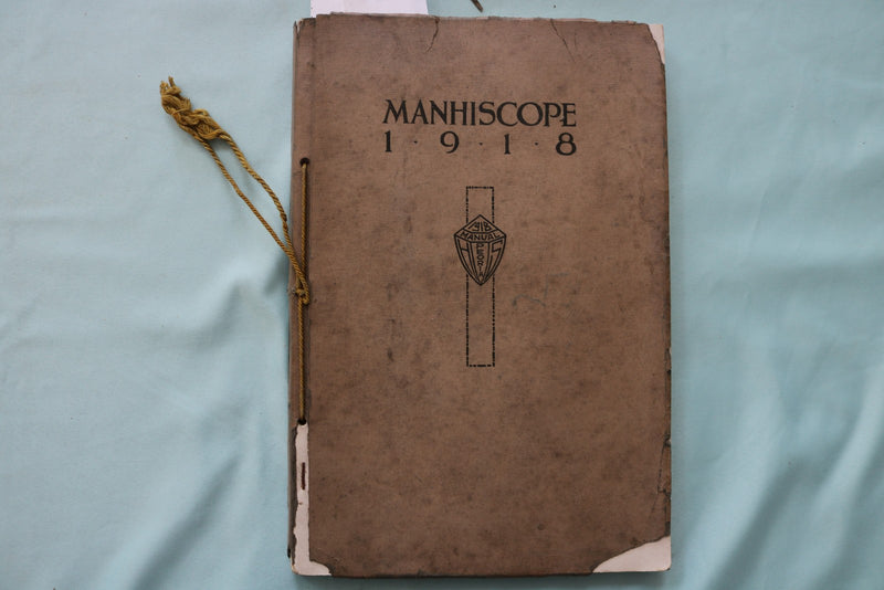 1918 MANHISCOPE - MANUAL TRAINING HIGH SCHOOL - PEORIA - SOFTCOVER BOOK - K 3442