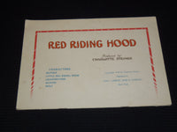 1944 RED RIDING HOOD BOOK PRODUCED BY CHARLOTTE STEINER - NICE ILLUS. - J 7468