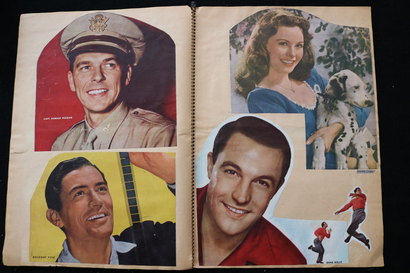 1940'S-1950'S MOVIE STARS SCRAPBOOK - GENE AUTRY - GINGER ROGERS - E 24881