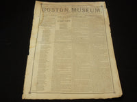 1851 APRIL 5 BOSTON MUSEUM NEWSPAPER - MURDERER'S RETRIBUTION - AMIE - NP 9027