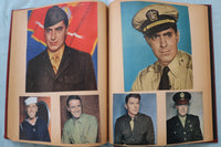 1940'S MOVIE STAR SCRAPBOOK - CLARK GABLE-MICKEY ROONEY-RONALD REAGAN - E 26489