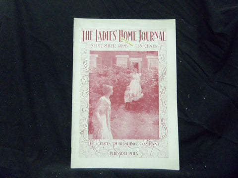 1898 SEPTEMBER LADIES' HOME JOURNAL MAGAZINE - GREAT ILLUSTRATIONS & ADS-ST 1582