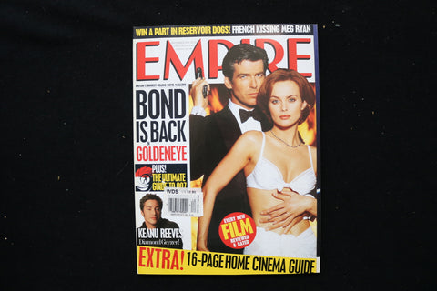 1995 DECEMBER EMPIRE MAGAZINE - PIERCE BROSNAN COVER - E 24141