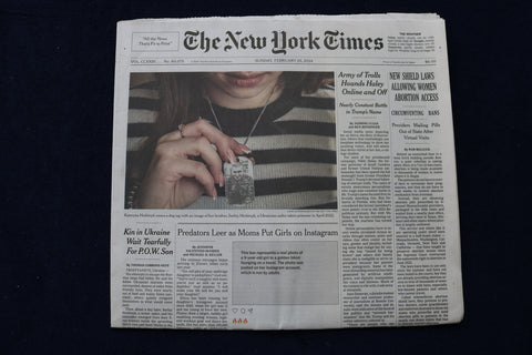 2024 FEBRUARY 25 NEW YORK TIMES - NEW SHIELD LAWS ALLOWING WOMEN ABORTION ACCESS