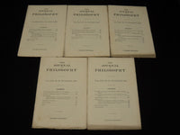 1922 THE JOURNAL OF PHILOSOPHY MAGAZINE LOT OF 18 ISSUES - WR 632C