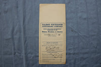 1927 TALBOT 15TH ANNIVERSARY CAMPAIGN APPLICATION - MODERN WOODMEN - K 3135