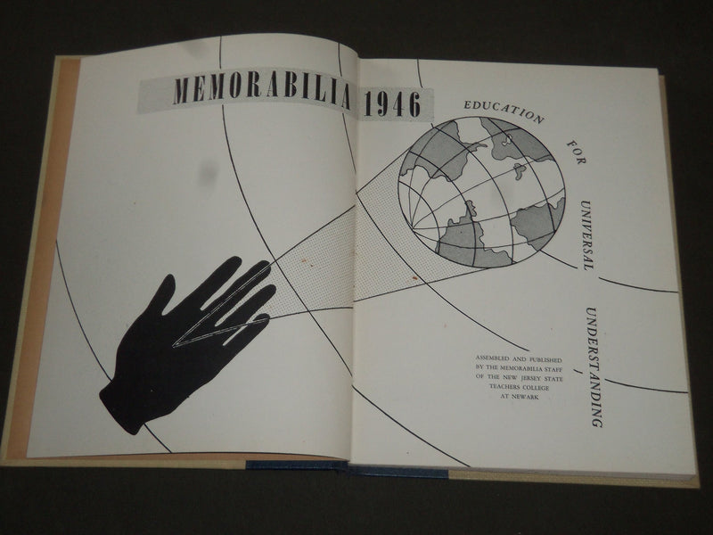 1946 MEMORABILIA NEW JERSEY STATE TEACHERS COLLEGE YEARBOOK - NEWARK NJ- YB 1011